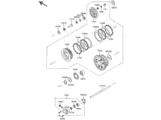 BOMBIN EMBRAGUE Kawasaki Zx10 1000 cc 1988 - 1990