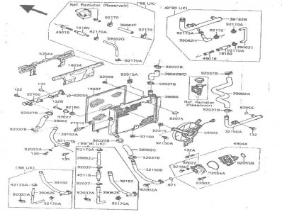 ELECTROVENTILADOR Kawasaki Zx10 1000 cc 1988 - 1990