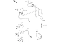 BOBINA ALTA 1-4 Kawasaki zzr 1100 1991 - 1992
