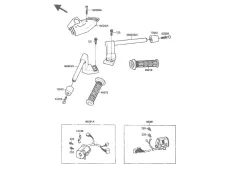 SEMIMANILLAR DERECHO Kawasaki Zx10 1000 cc 1988 - 1990