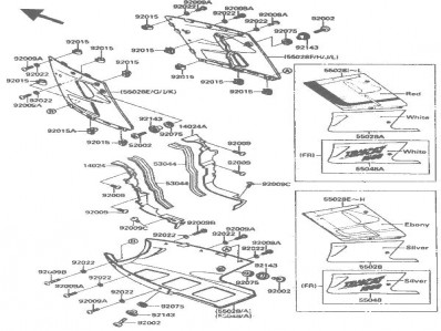 FALDÓN DERECHO Kawasaki Zx10 1000 cc 1988 - 1990