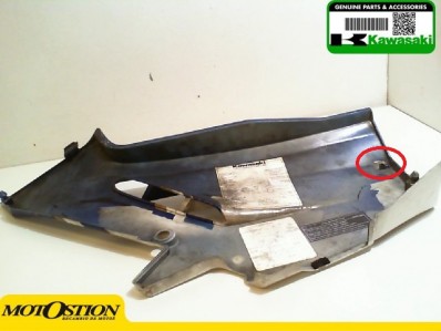 Cacha derecha azul blanca KAWASAKI ZX 10 1000 1988-1990  motodesguace