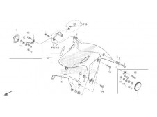 ALETA DELANTERA Honda Cb 500 x 2013 - 2018