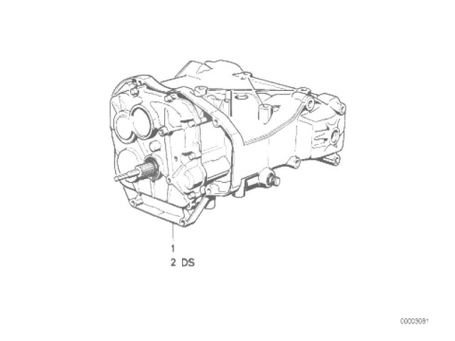 CAJA CAMBIOS Bmw k100 Base 2 1000 1987 - 1990  0521 