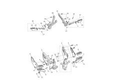 EMBELLECEDOR SOPORTE ESTRIBERA DELANTERO IZQUIERDA Triumph Tiger expl