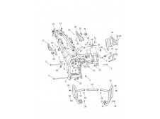 EMBELLECEDOR CHASIS DERECHO Triumph Tiger explorer 1200 2012 - 2018