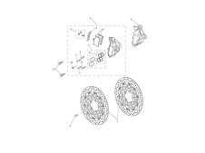 DISCO FRENO DELANTERO IGUAL AMBOS LADOS Triumph Tiger explorer 1200 2