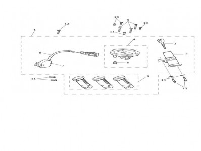CABLE CERRADURA ASIENTO Triumph Tiger explorer 1200 2012 - 2018