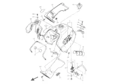 GRIFO GASOLINA Yamaha Xt e 600 1990-1994