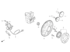 BENDIX DE ARRANQUE Honda Transalp 600 1987-1990