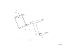 AIREADOR FALDON DERECHO Bmw K100 rt 1000 cc 1983 - 1992
