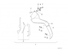 BANDEJAS CONFORD KIT Bmw K100 rt 1000 cc 1983 - 1992