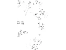 CORONA ABS TRASERA Ktm Duke 390 2018 - 2020