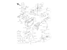 Radiador agua Kawasaki Zzr 1100 1991 - 1992