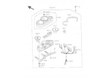 RELOJ TEMPERATURA Kawasaki Zzr 1100 1991 - 1992