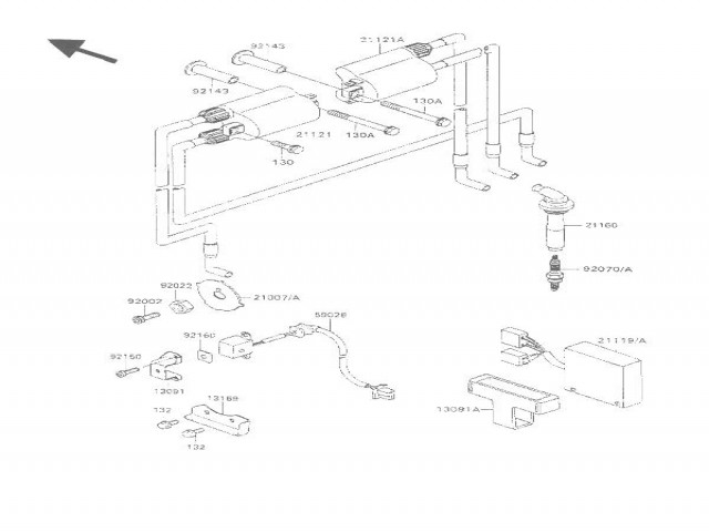 CDI Kawasaki Zzr 1100 1991 - 1992
