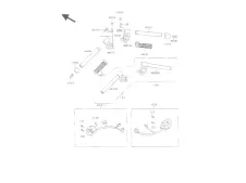 SEMIMANILLAR IZQUIERDO Kawasaki Zzr 1100 1991 - 1992