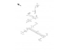 TIRANTE FRENO TRASERO Kawasaki Zzr 1100 1991 - 1992