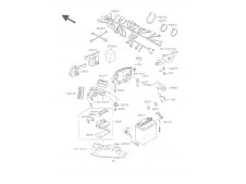 CLAXON Kawasaki Zzr 1100 1991 - 1992