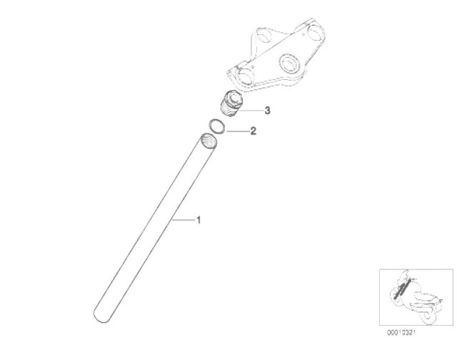 BARRA SUELTA DE HORQUILLA Bmw K1200 gt 2003 - 2005