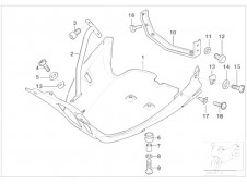 SOPORTE QUILLA DELANTERO Bmw K1200 gt 2003 - 2005