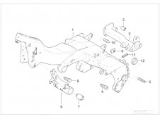 SOPORTE MOTOR TRASERO Bmw k1200 rs abs 1996 -  2001