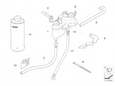 DEPÓSITO LIQUIDO FRENO TRASERA Bmw K1200 gt 2003 - 2005
