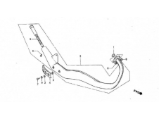 Escape HONDA MBX 75 1987-1989  repuestos de motos