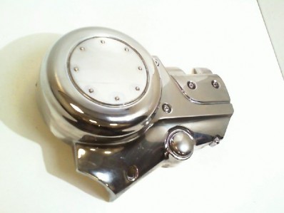 Embellecedor motor izquierdo cromado Daelim Daystar 125 2007 - 2009