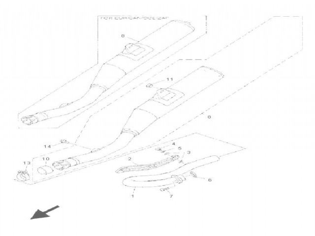 Silencioso  Yamaha Wr 250 2001-2002