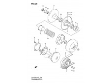 Embrague completo del motor Burgman 125 2007 - 2009