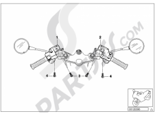 Piña luces izquierda  Bmw R1100 s 1996 - 2005
