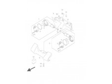 Soporte intermitentes delanteros Suzuki Intruder vl800 volusia 2001-2