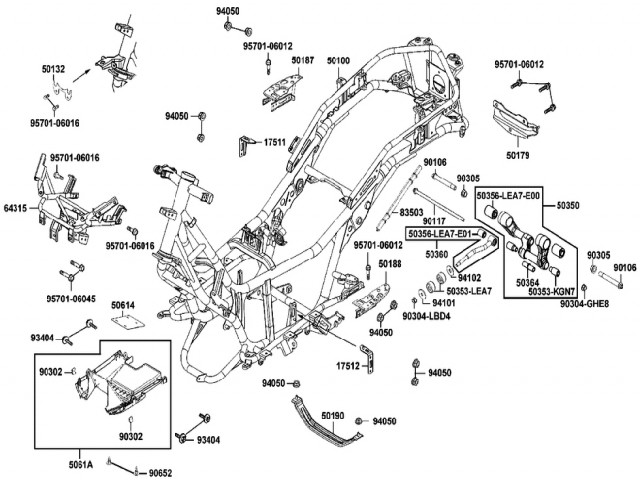 Quilla  Kymco Super dink 125 abs 2009-2012