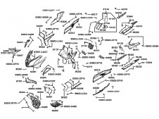 Suelo izquierdo  Kymco Super dink 125 abs 2009-2012