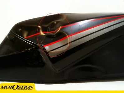 Deposito gasolina negro KAWASAKI GPX 600 1985-1990  recambios para moto