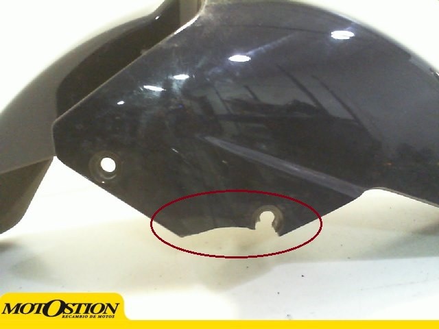 Aleta delantera gris