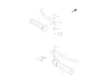 Interruptor freno trasero Suzuki burgman 200 2014 - 2016