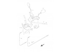 Embellecedor manillar delantero  Suzuki Burgman 200 2007-2007