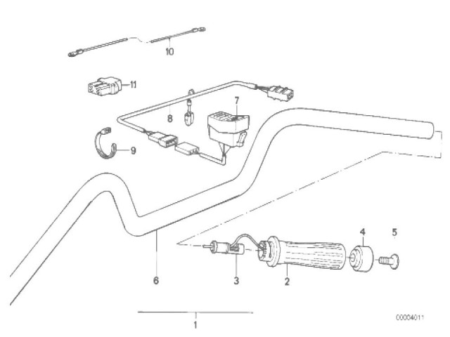 PUñOS CALEFACTABLES Bmw K100 Base 2 1000 1987 - 1990  0521 
