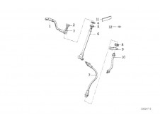 LATIGUILLO FRENO DELANTERO Bmw K100 Base 2 1000 1987 - 1990  0521 