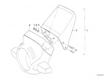 CUPULA Bmw K100 Base 2 1000 1987 - 1990  0521 