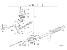 MANETA FRENO DELANTERA Bmw K100 Base 2 1000 1987 - 1990  0521 