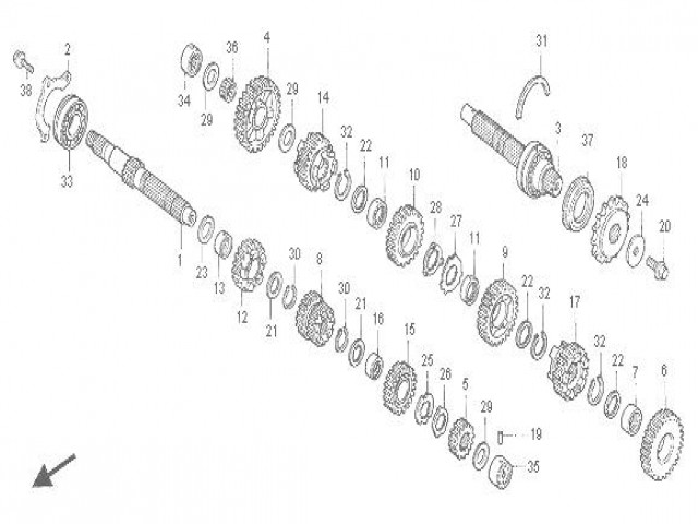 Cambio completo de motor  Honda Cbr 600 s 2001-2002