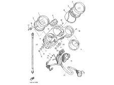 Relojes completos YAMAHA FZ 750 1985-1986  despiece de moto