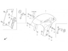 Aleta delantera Honda Vfr 1200 2010-2014