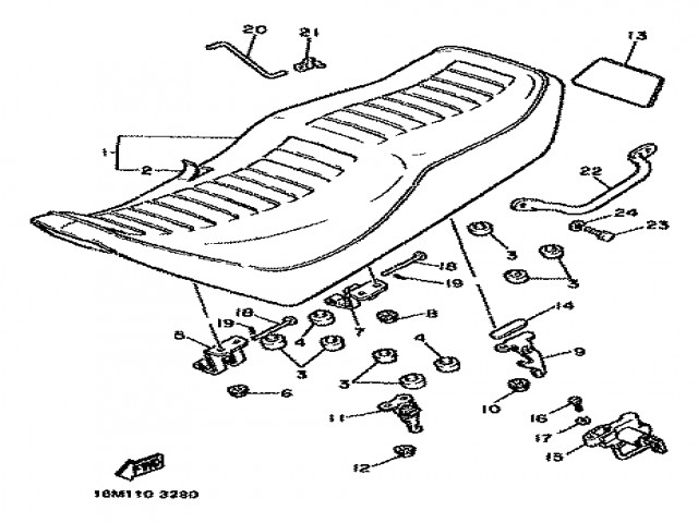 Asiento  Yamaha Xs 400 1982-1986