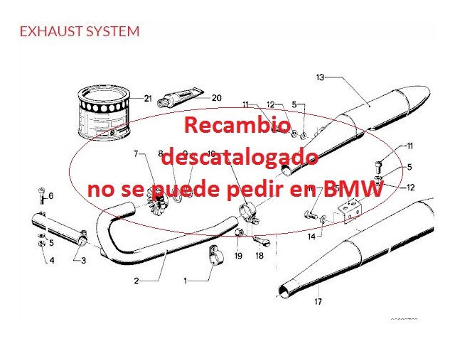 Pareja de escapes Para BMW clásicas