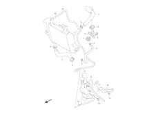 Tapa termostato Suzuki Gsx 125 s 2018 - 2020