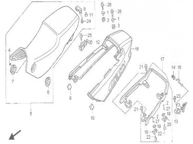 Colin  Honda Cbr dual 1000 1993-1999